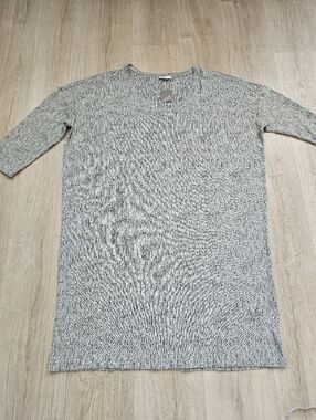 Purejill J Jill Nwt Womens Grey Marled Knit Shift Dress Xl